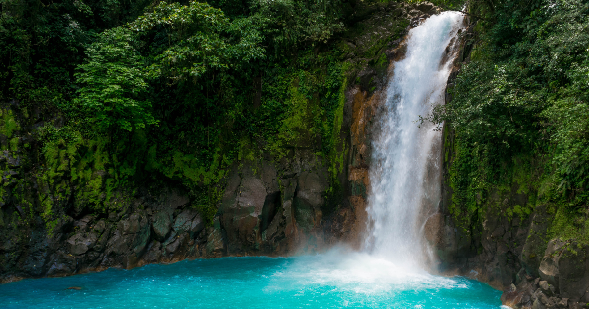 Kawasan Falls on Cebu Island in the Visayas