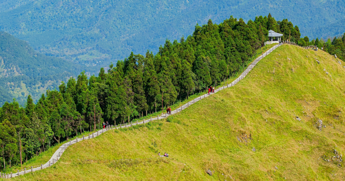 The Hidden Ridge Of Tarey Bhir In Sikkim