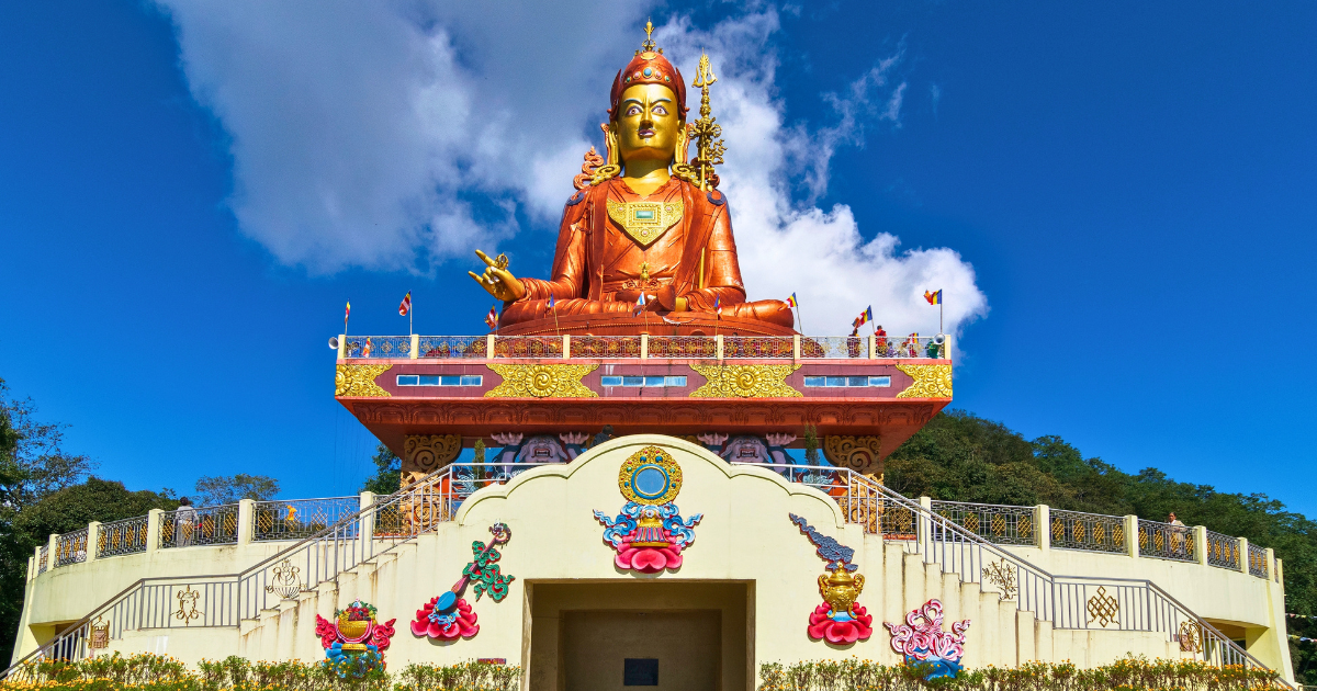 Guru Padmasambhava statue at Samdruptse Hill near Namchi