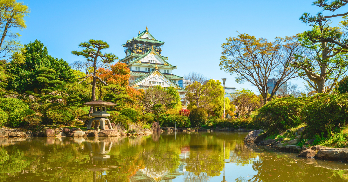 Osaka Castle In Japan