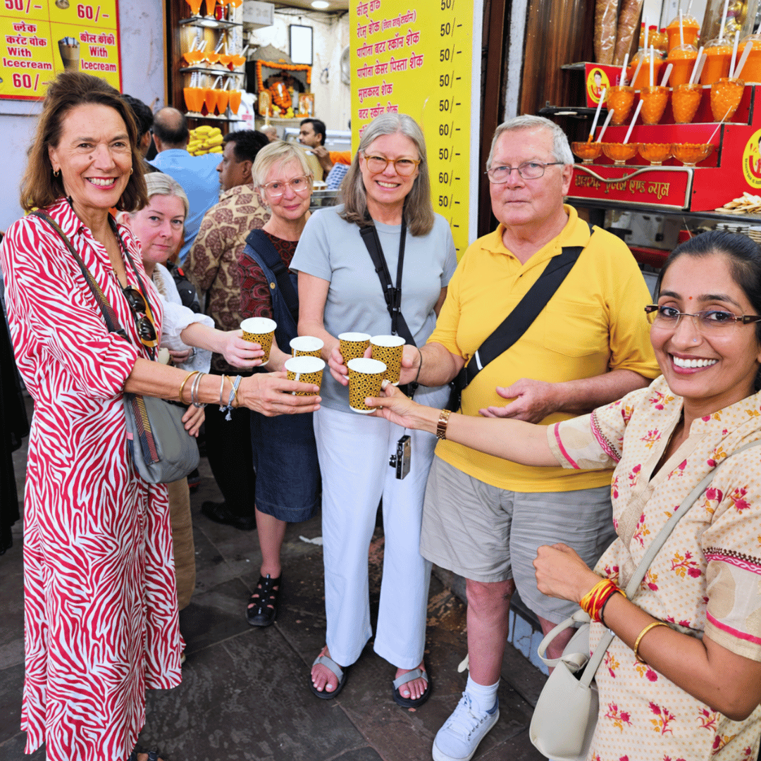 guests on tour with Remarkable East in India