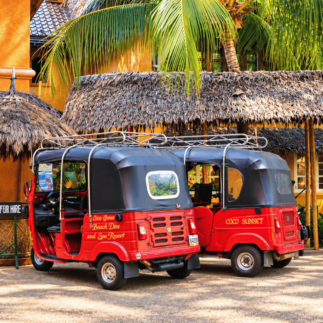 Tuk tuk on Siquijor in the Philuppines