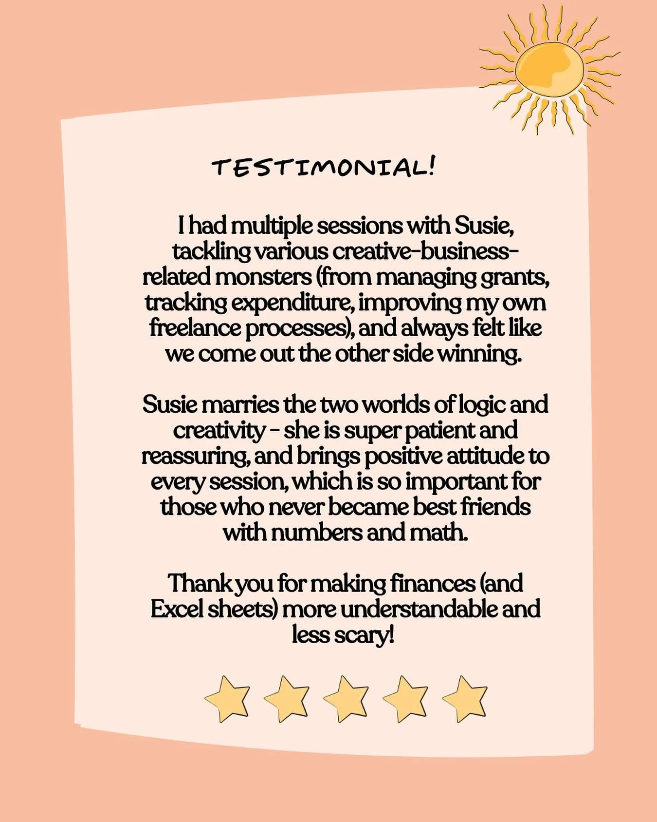 ⭐️⭐️⭐️⭐️⭐️