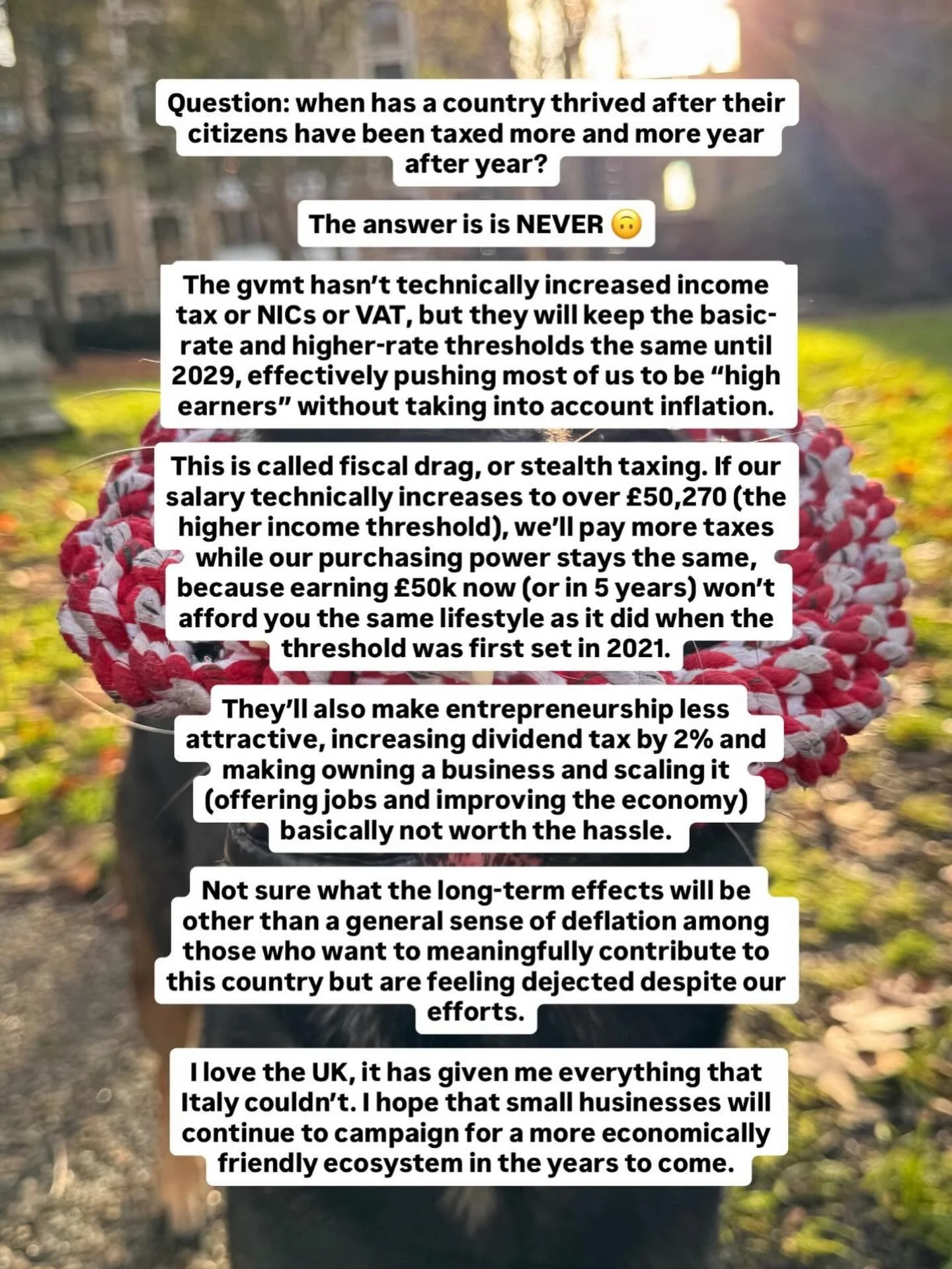 My thoughts on the Budget announcement 🥲