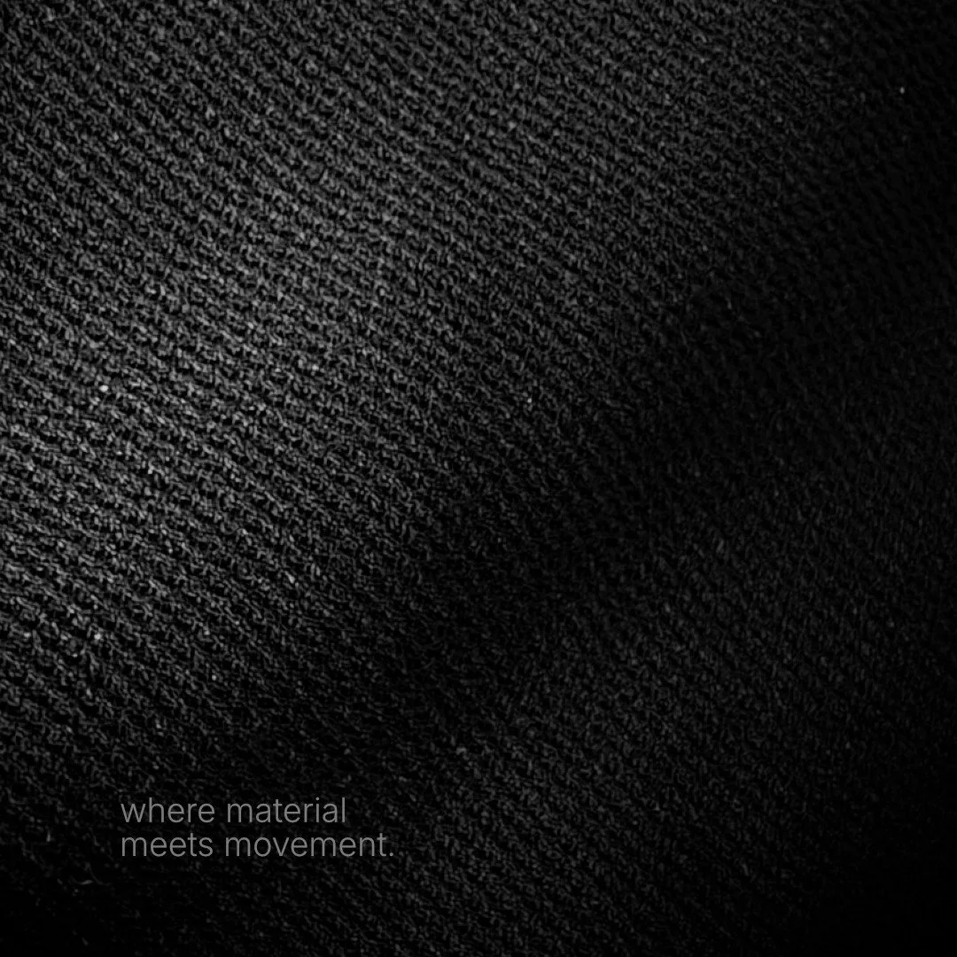 a closer look at the texture engineered to move with you &mdash; in motion.