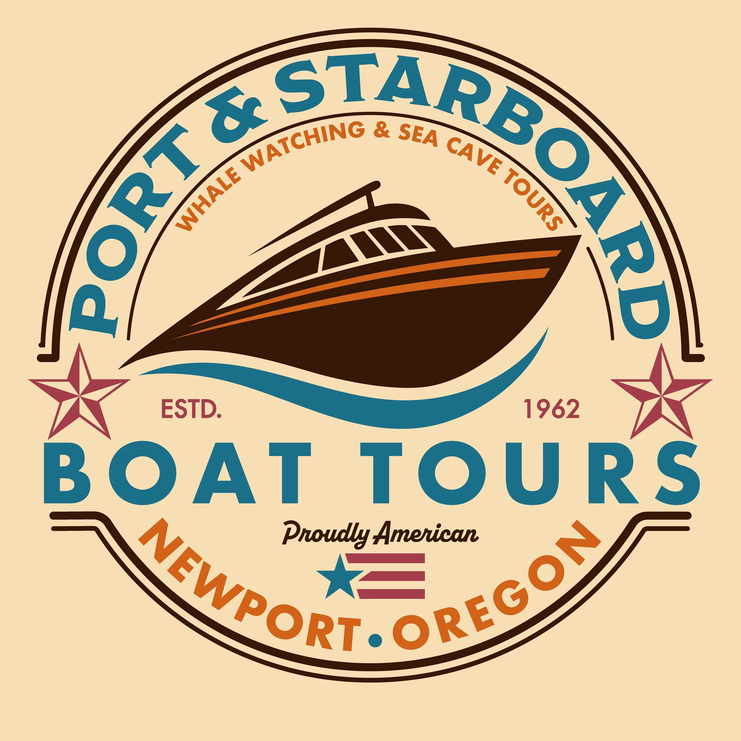 Port & Starboard Boat Tours Logo