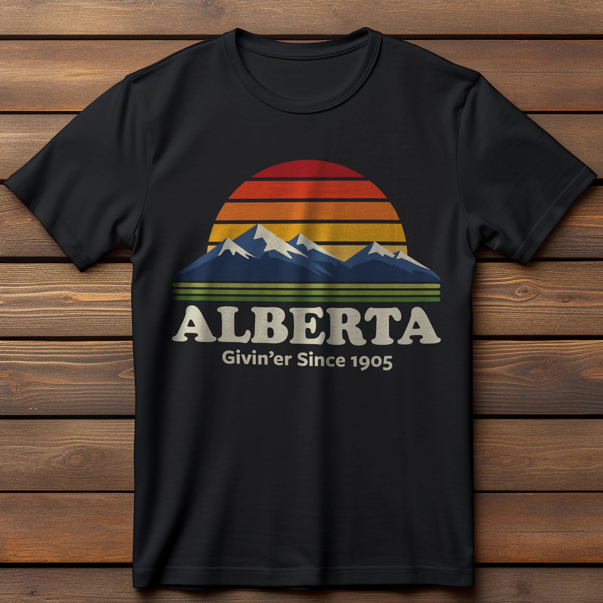 Black Alberta Graphic Tee