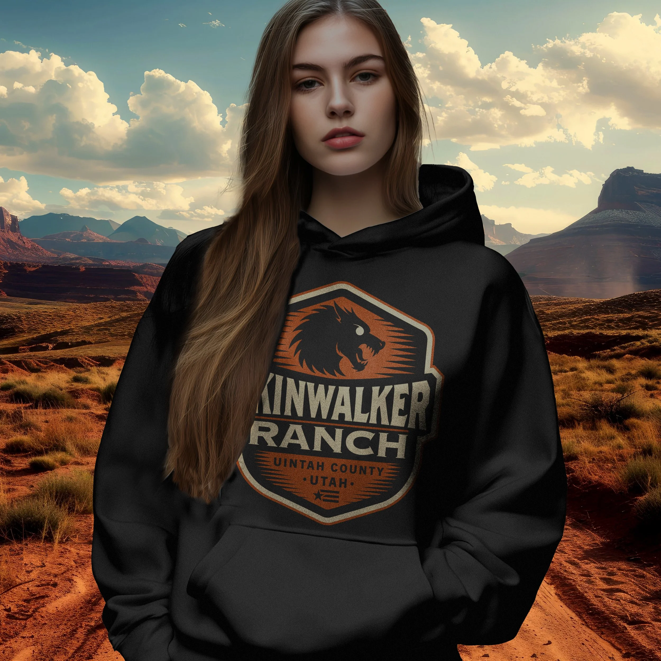 Paranormal Black Hoodie