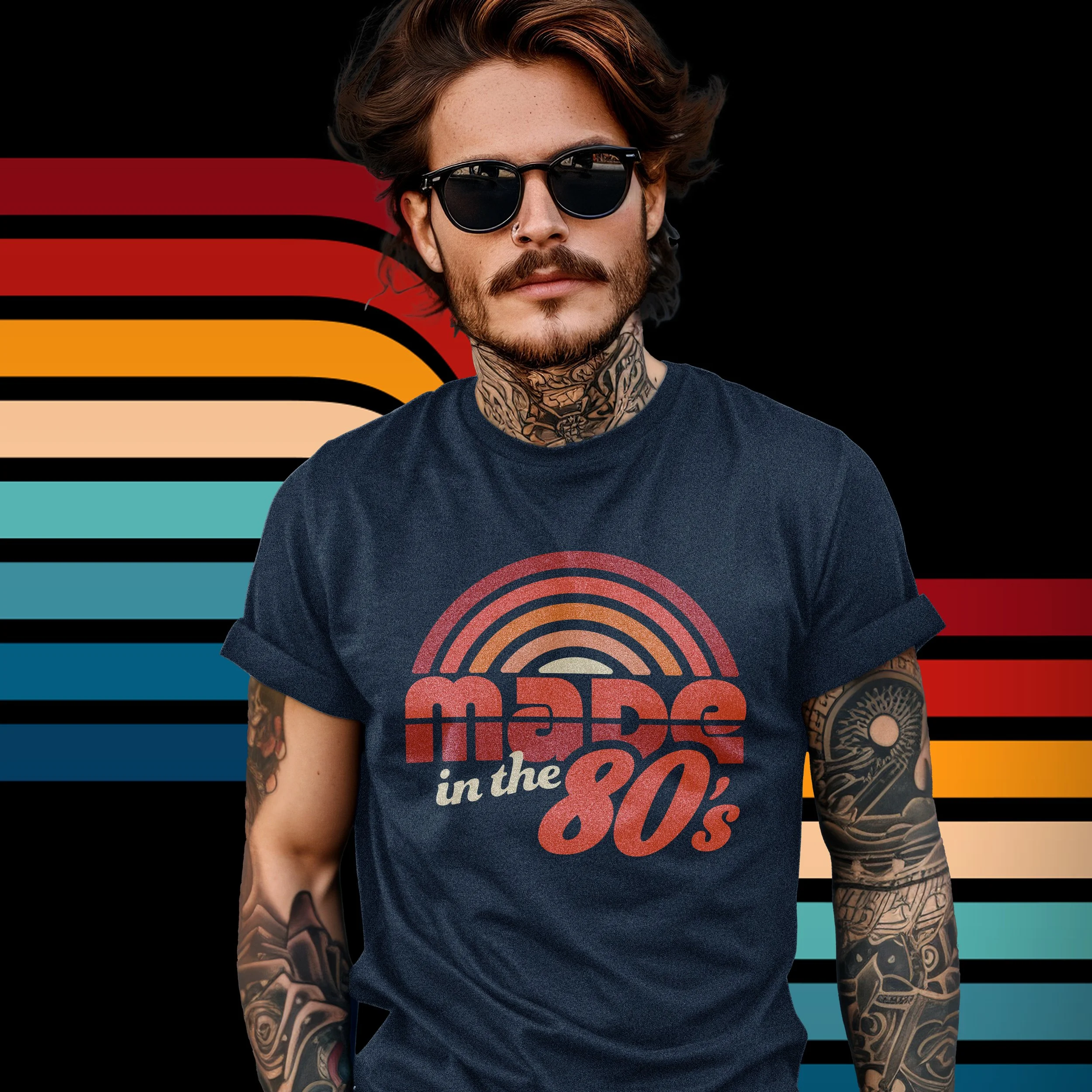 80's Retro Style Graphic Tee