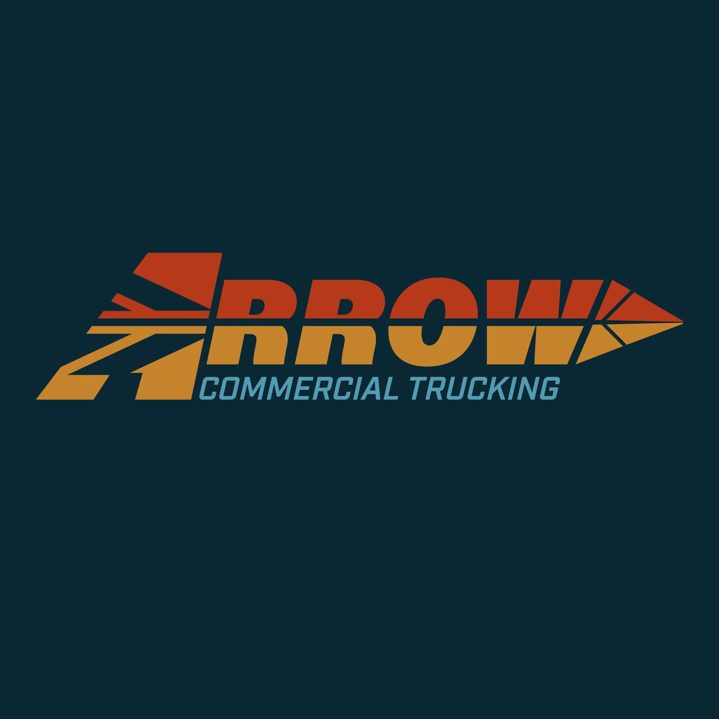 Arrow Commercial Trucking Logistics Logo