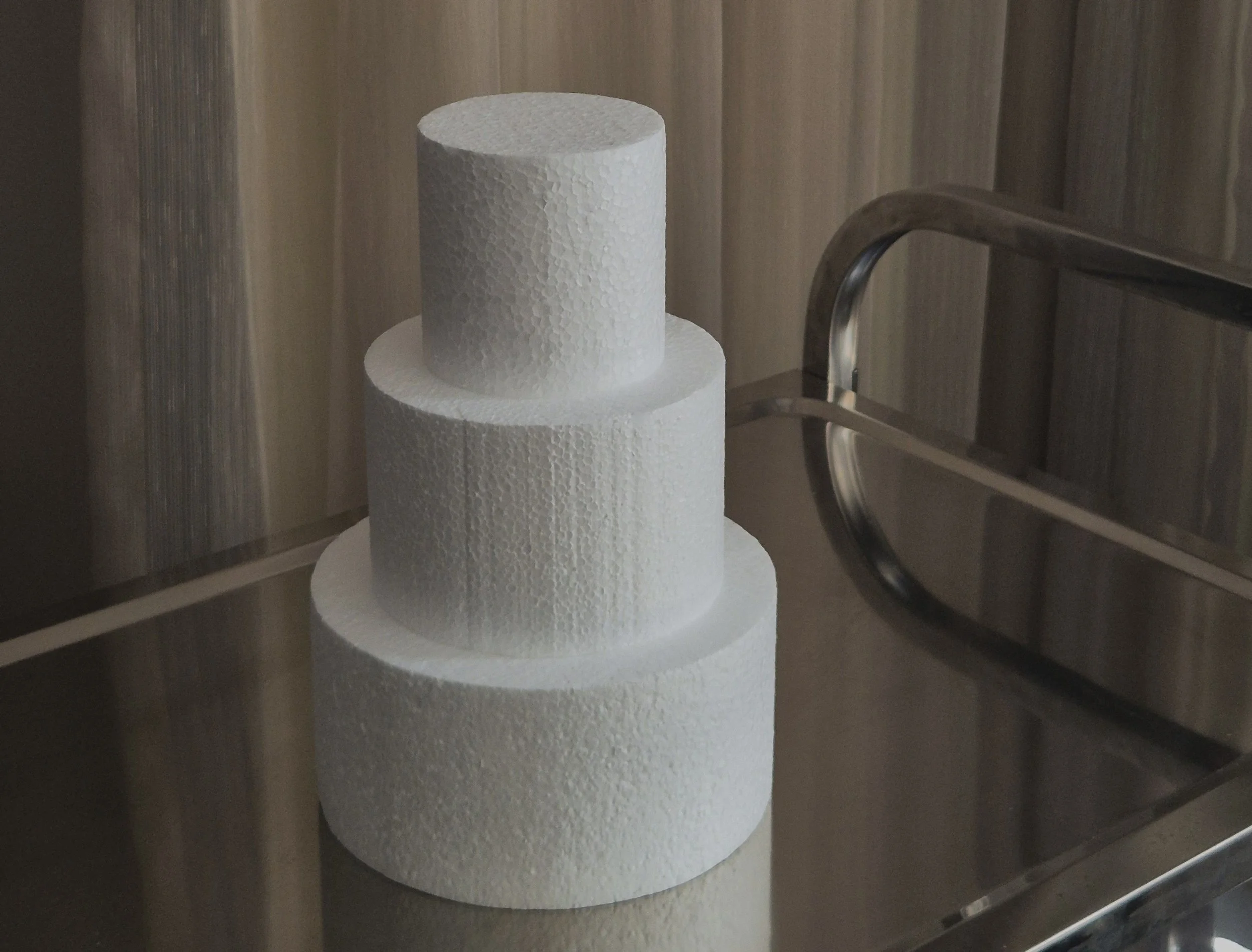 Faux buttercream wedding cake in Cape Town