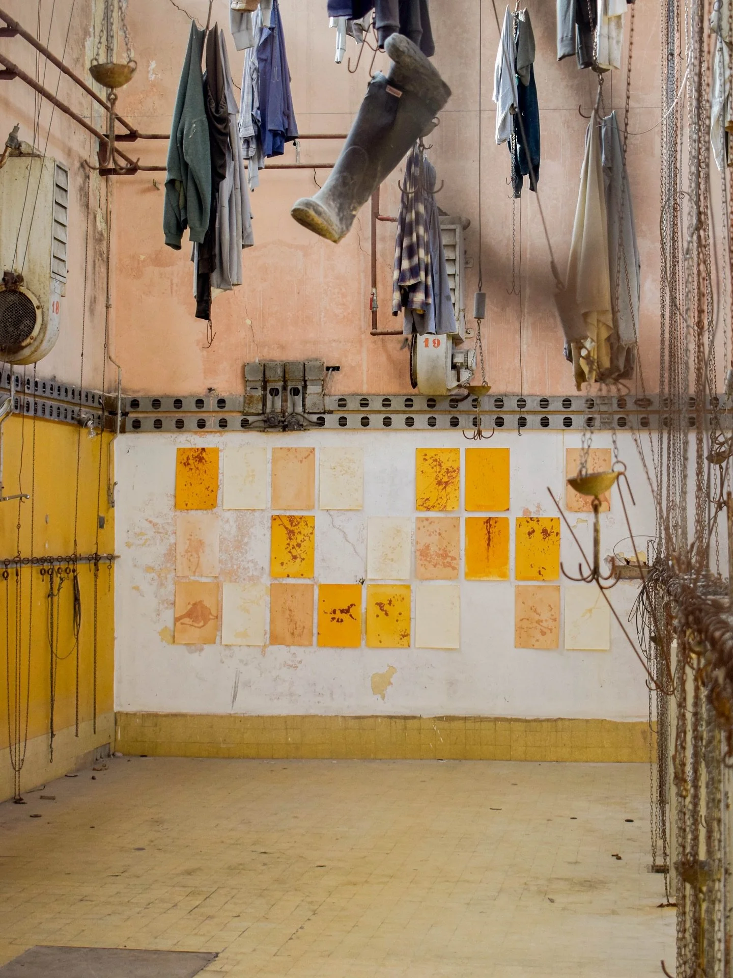 Afdrukken &ndash; Former Mercury Mine

This new work is part of my print series Afdrukken, made underground in Jožefov Ja&scaron;ek, a former mercury mine in Idrija, Slovenia.

I wanted to highlight natural materials not just by displaying them, but 