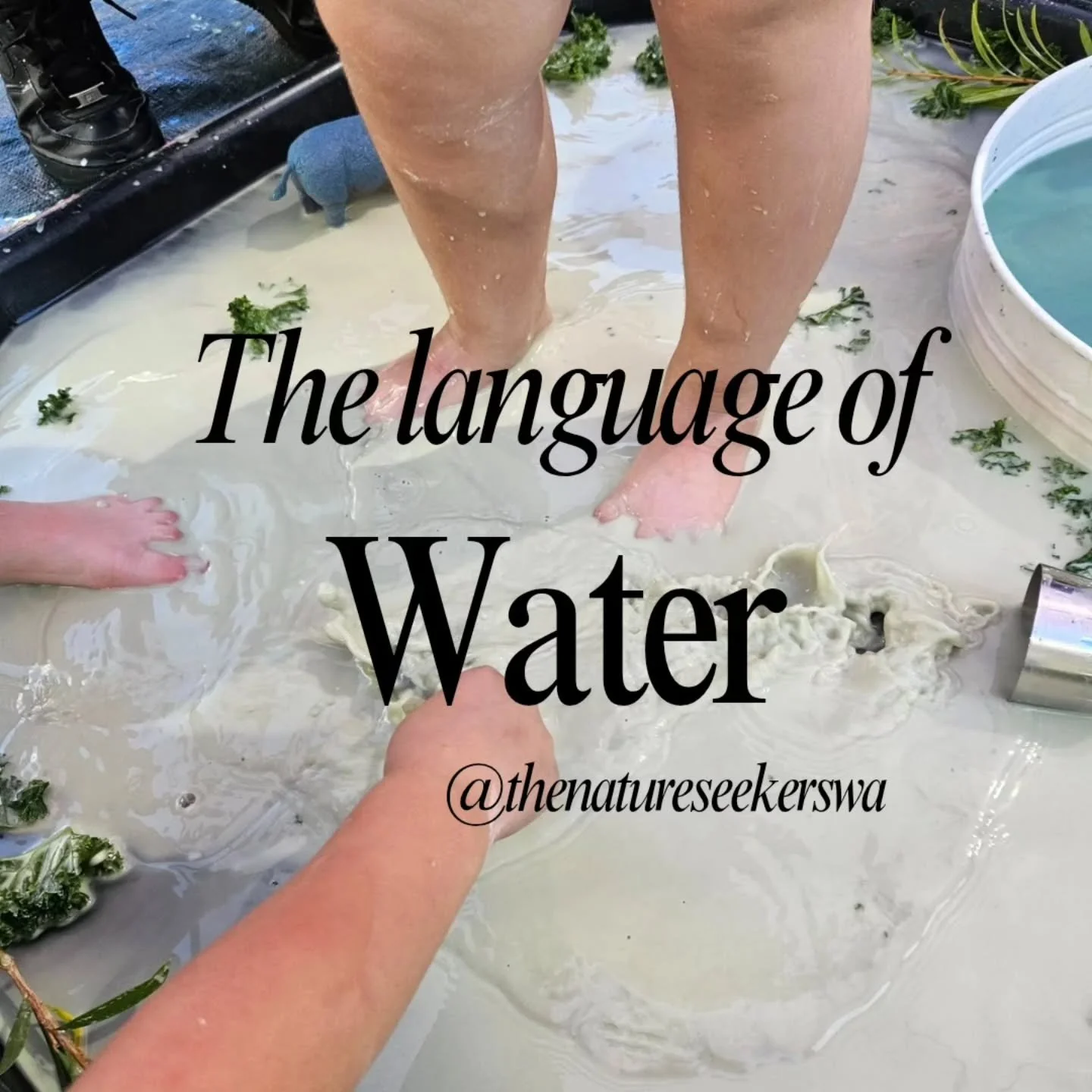 Water calls to children, inviting them to touch and feel, with every shimmering puddle, crush of ice, or bubbling potion an opportunity for investigation. 

As we listen in, we find learning woven through every splash, every giggle, and every discuss