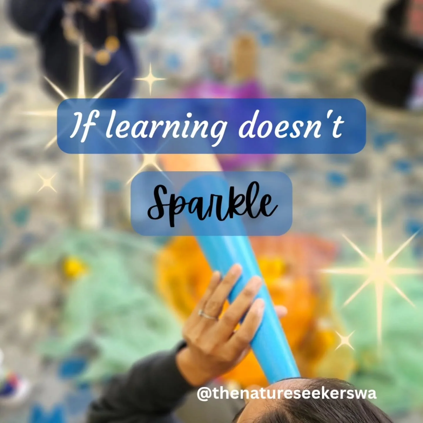 If you are an Early Childhood Educator or Teacher...

If you value joy,

If play is being planned for,

If connection is what matters,

Learning will sparkle and

this space is yours ✨️ 

Play-based Kindergarten, early childhood classroom, kindy setu