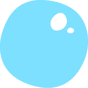 Close-up of a blue balloon with a shiny reflection.
