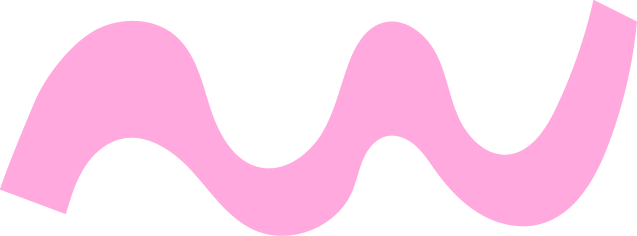 Pink wavy line on a black background