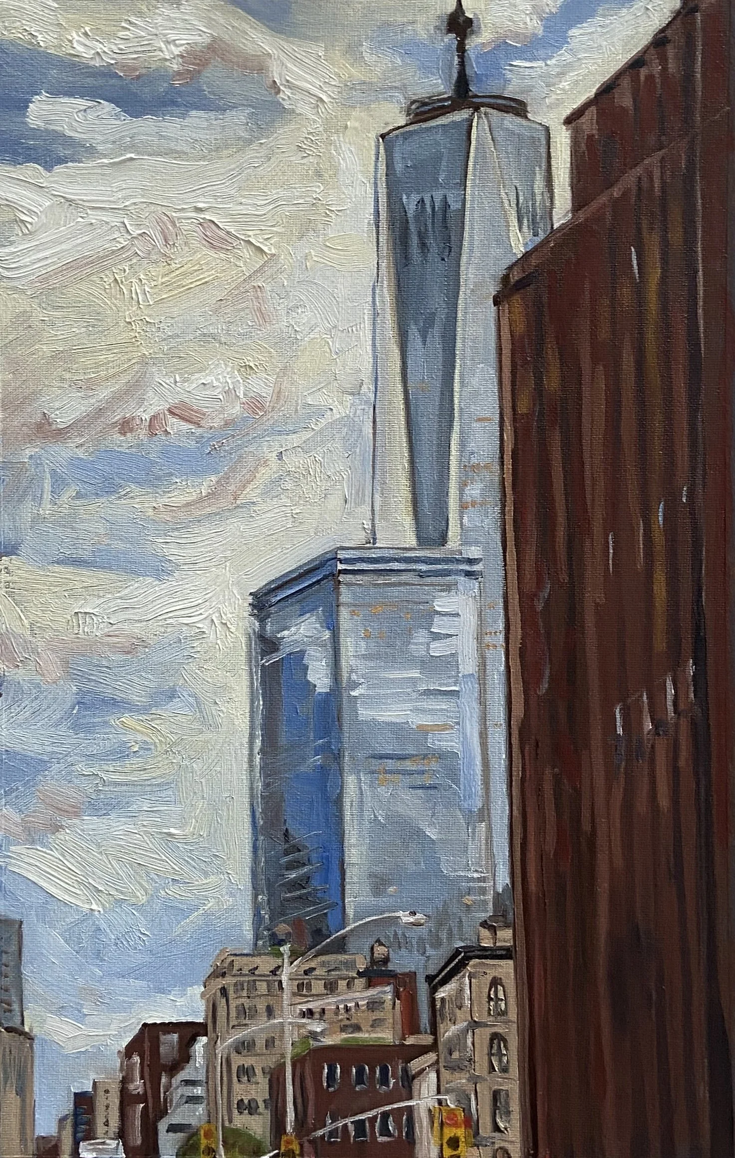 World Trade | 17 x 11 inches | Oil on canvas | 2023