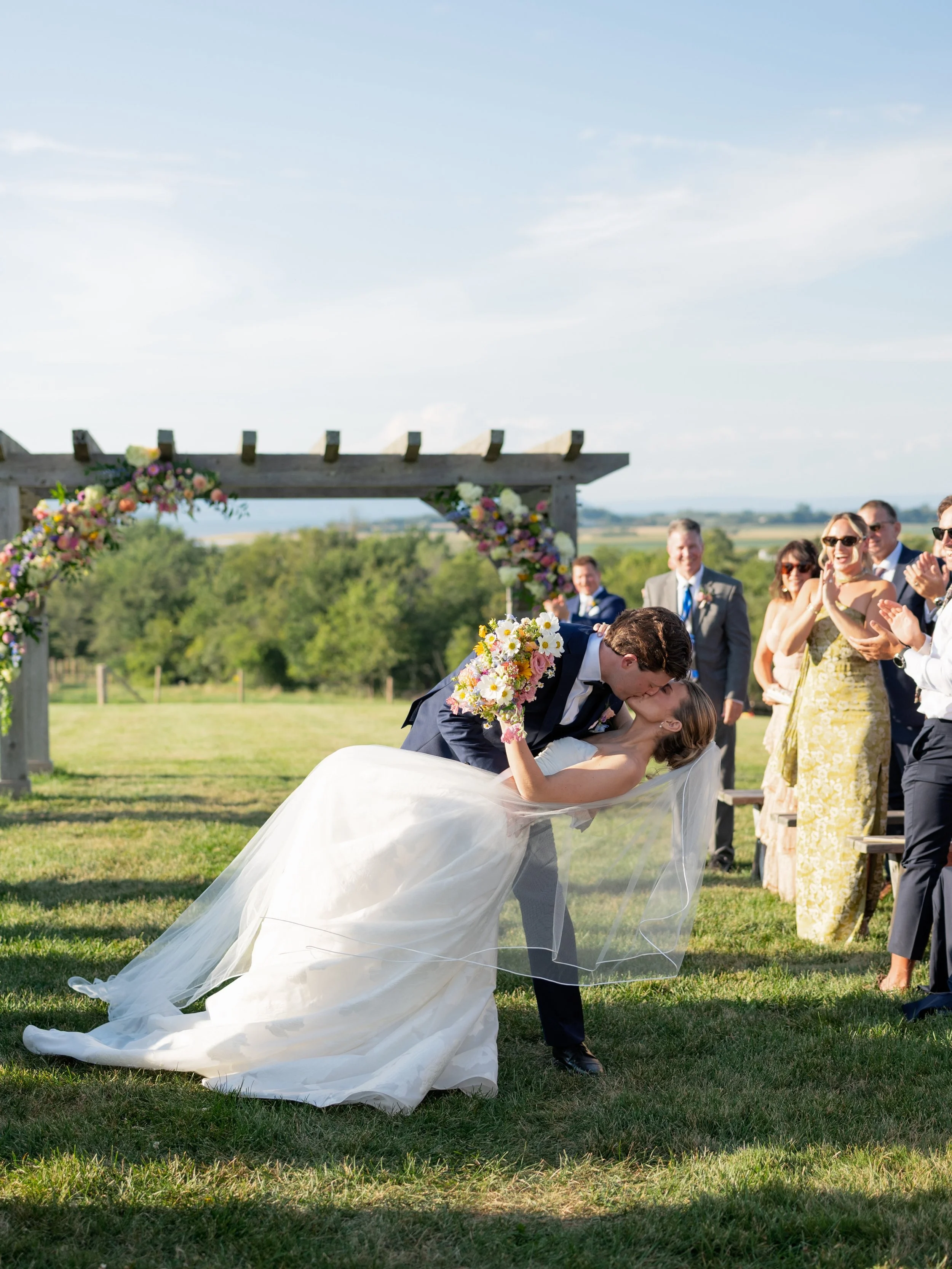 A moment for Kylie &amp; Brendan &mdash; nothing tugs at these ol&rsquo; heart strings quite like a day spent in the vineyards.

Nobody pinch me, please! 

Wedding Coordination | @meaghanmacweddings_ 
Photography | @sineaddubeau 
Venue | @lwwines 
Fl