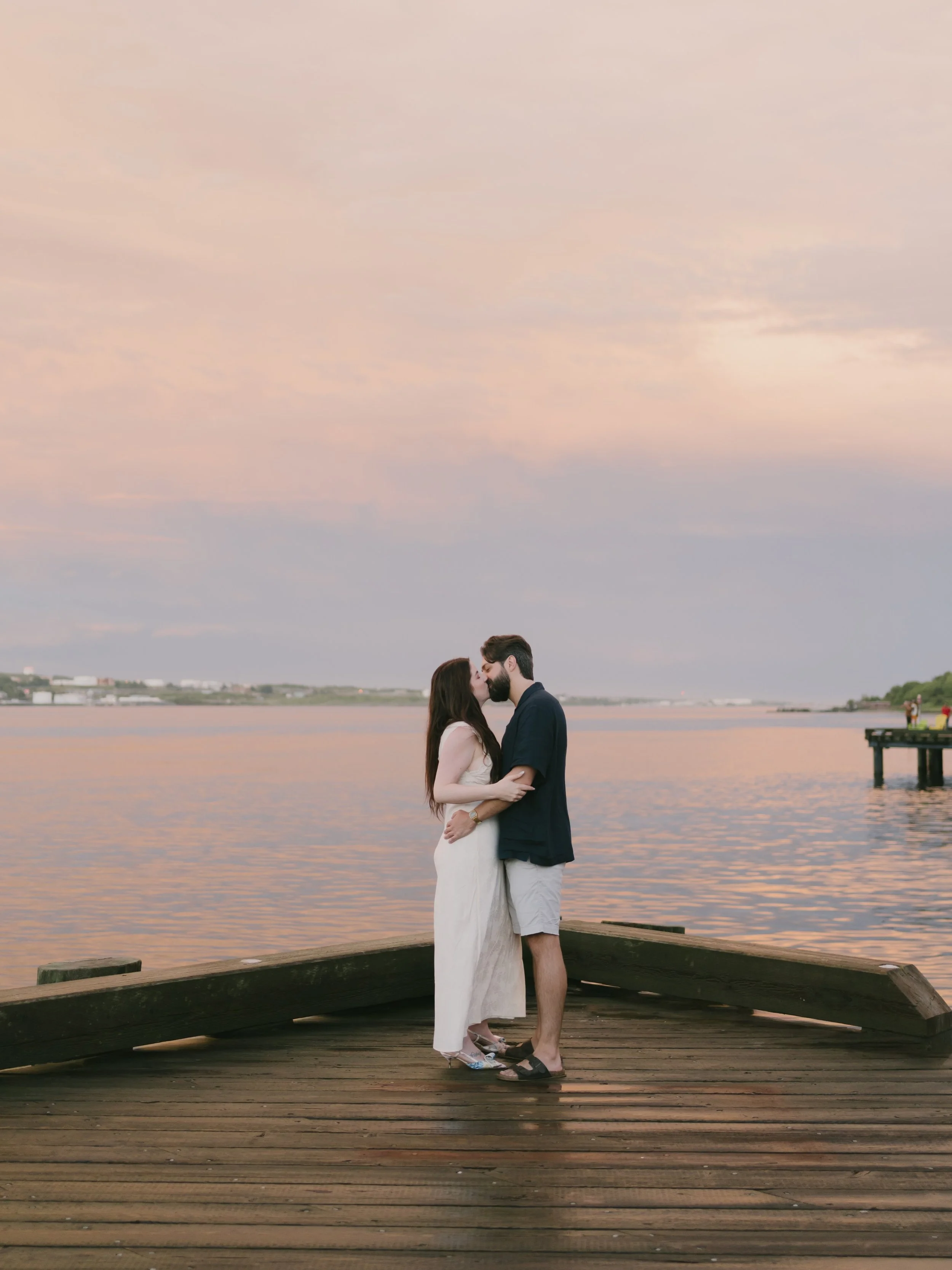 welcome party 🍾 

in classic nova scotia fashion, the forecast was looking nice the whole week of until maybe the day before. not only did it rain on the day, but it was a torrential downpour. 

we booked @saltyardsocial and the amazing owner @jonli