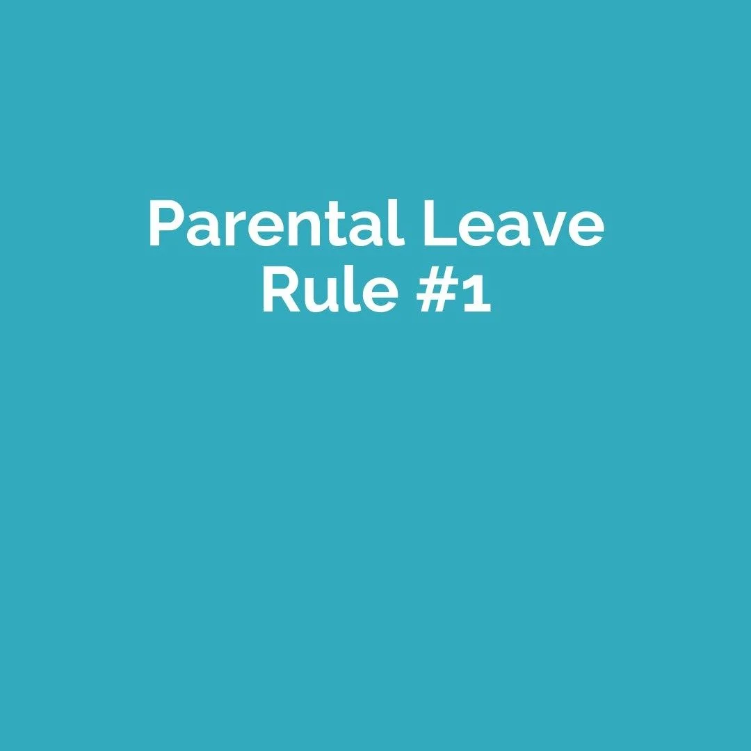If you have a colleague on parental leave&hellip;

🚫 Do not email them.
🚫 Do not text them.
🚫 Do not call them.

They&rsquo;re not &ldquo;working from home.&rdquo; 

They&rsquo;re &ldquo;working on keeping a tiny human alive.&rdquo;

The only acce