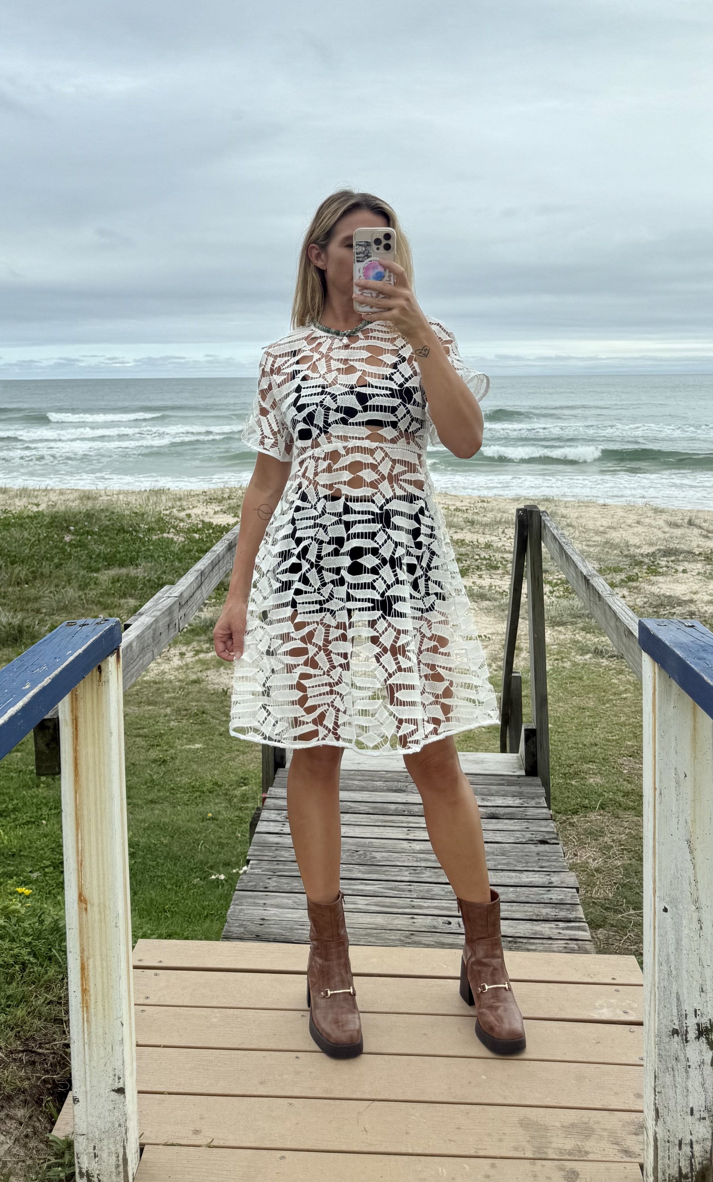 PIPER Lace Midi Dress