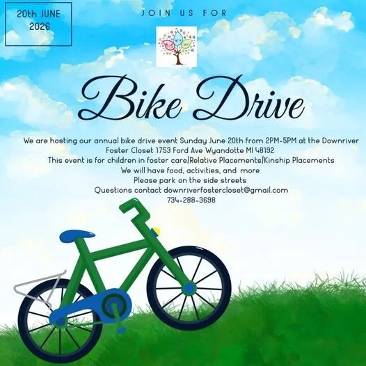 Downriver Foster Closet Bike Drive