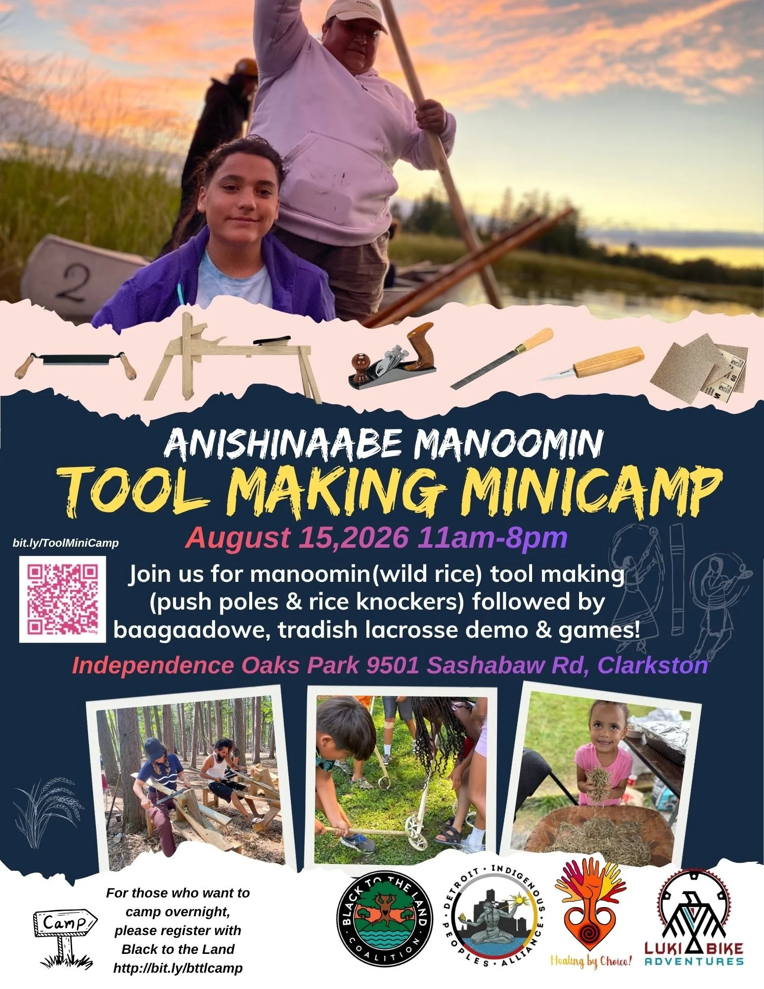Anishinaabe Manoomin Tool Making Minicamp