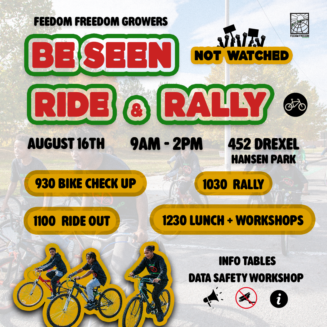 Feedom Freedom Growers Be Seen Not Watched Ride & Rally
