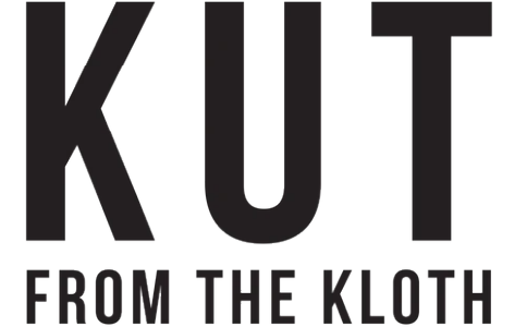 KUT logo with the slogan 'From the Kloth' underneath.