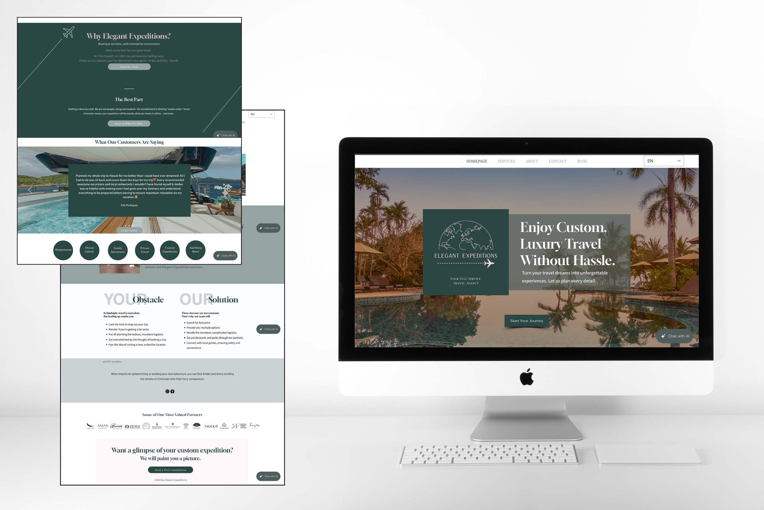 Full Website | Elegant Expeditions | Luxury Travel Agency