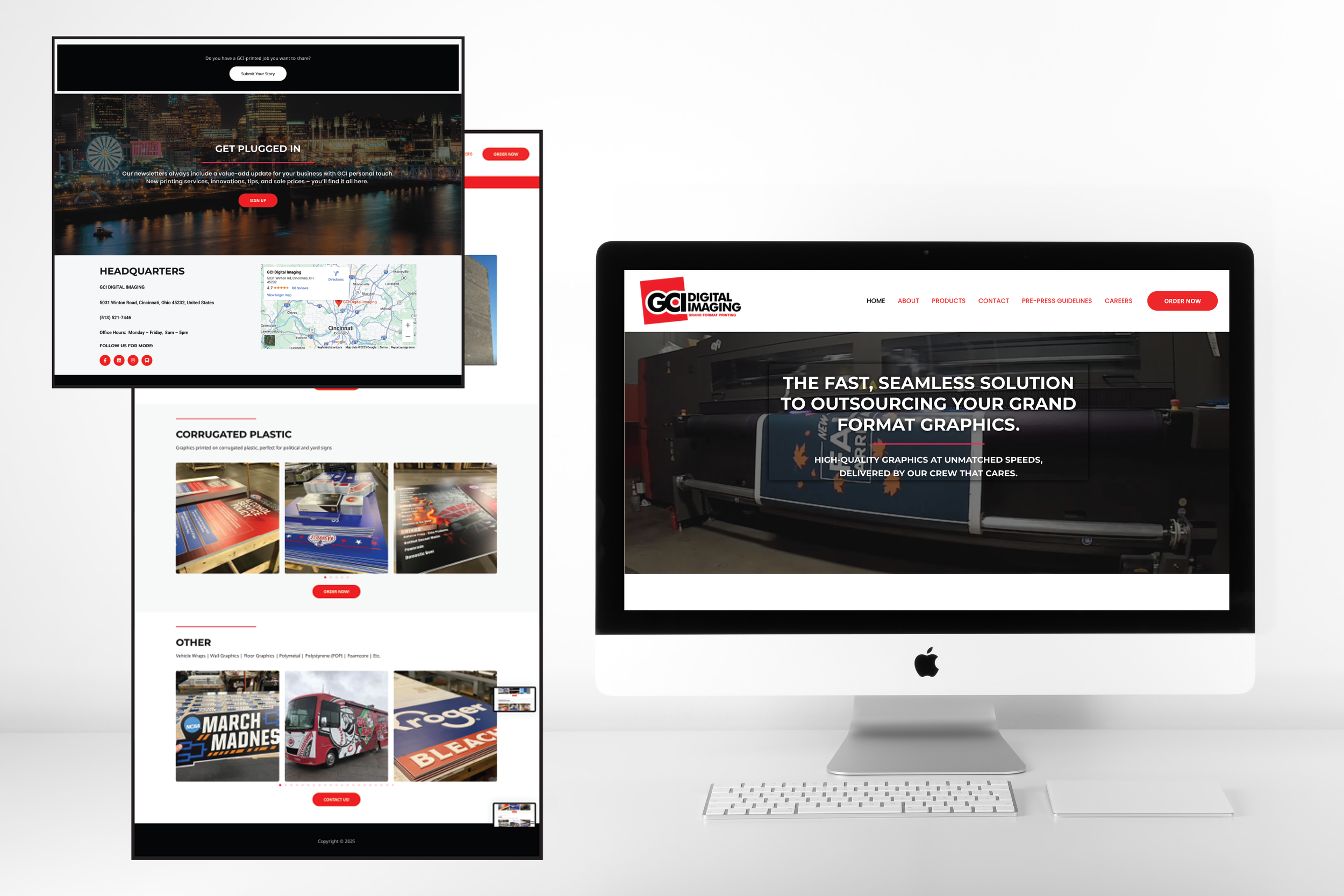 Full Website | GCI Digital Imaging | Print Manufacturer