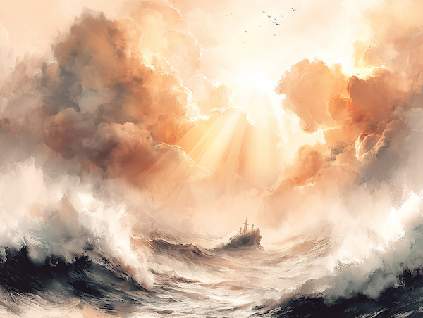 De indrukwekkende kracht van Poseidon als symbool voor de woeste zee.