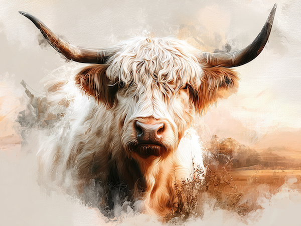 Ontmoeting met een schotse hooglander op gepaste afstand, vastgelegd vanuit respect en bewust natuurwaarnemen.