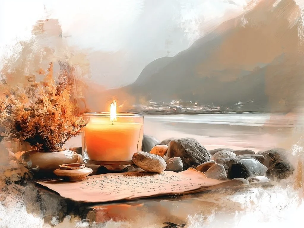 Altaar voor intenties zetten tijdens de nieuwe maan in steenbok.