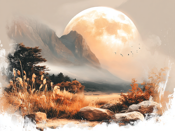 Volle maan in steenbok