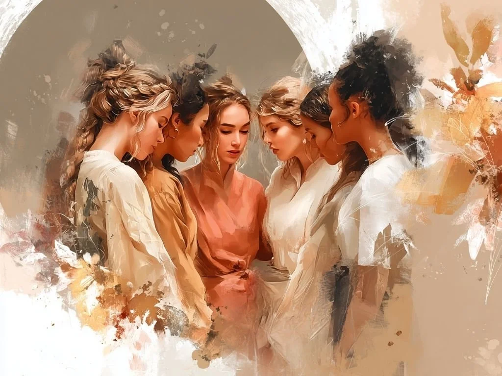 Zusterwond helen via sisterhood, vrouwelijke verbinding en collectieve heling