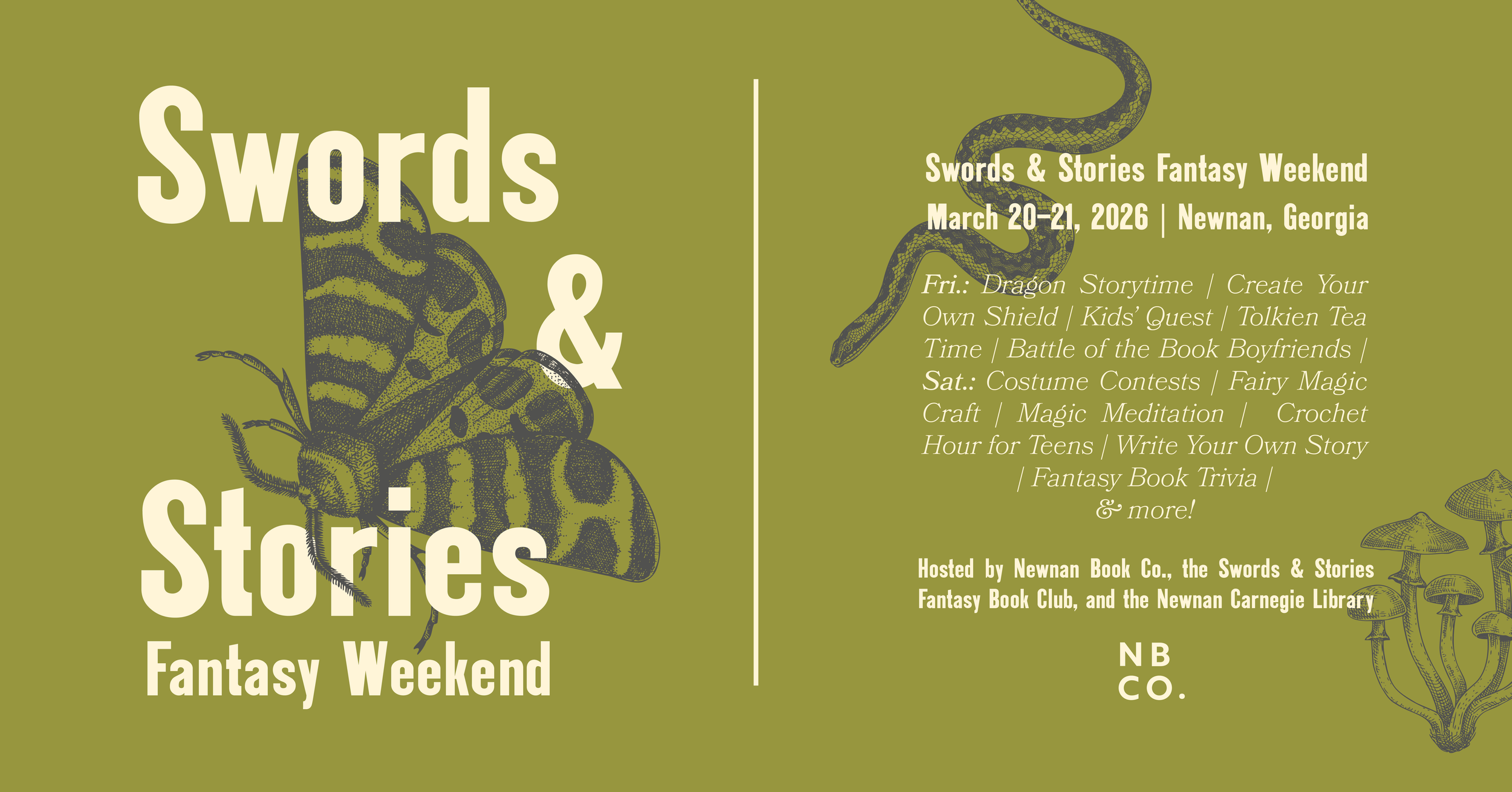 Swords and Stories Weekend!