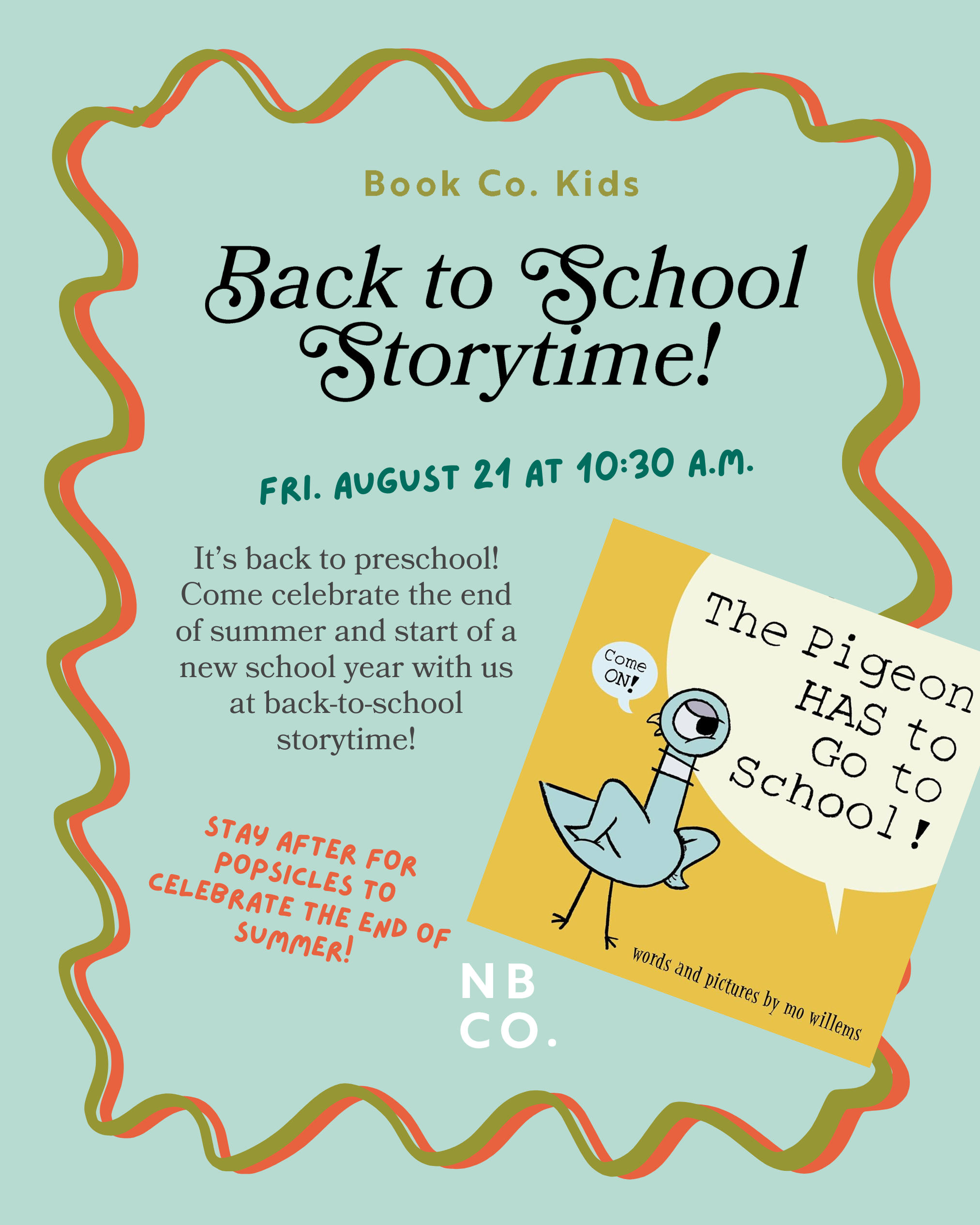 Back to School Storytime for Preschoolers
