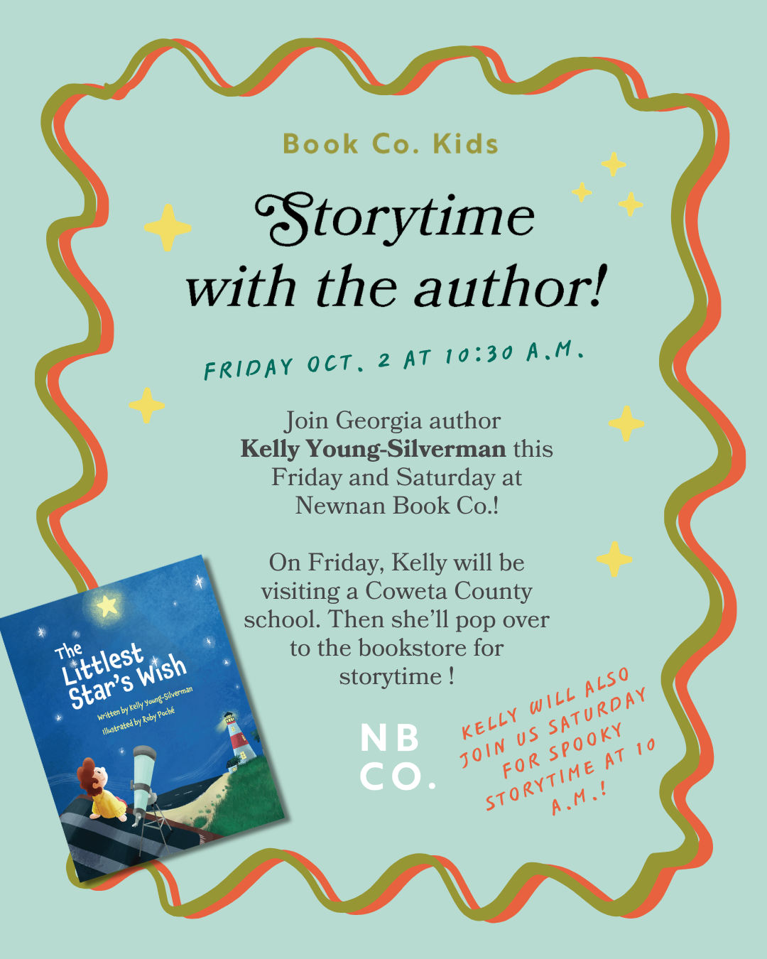 Storytime with the Author: Kelly Young-Silverman