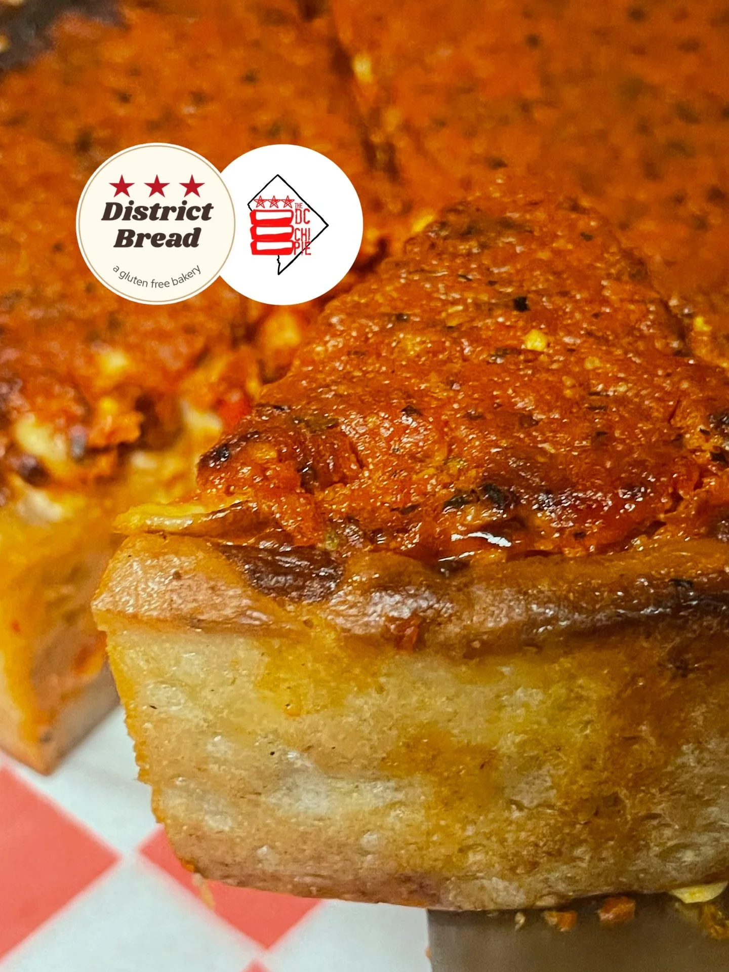 Pizza is what&rsquo;s for dinner! The DC Chi Pie has District Bread&rsquo;s GF sourdough pizza crust 🍕🎉

Come get the only Gluten Free Deep Dish Pizza in the DMV! Neapolitan style &ldquo;thin crust&rdquo; also available in gluten free

GF pizza pie