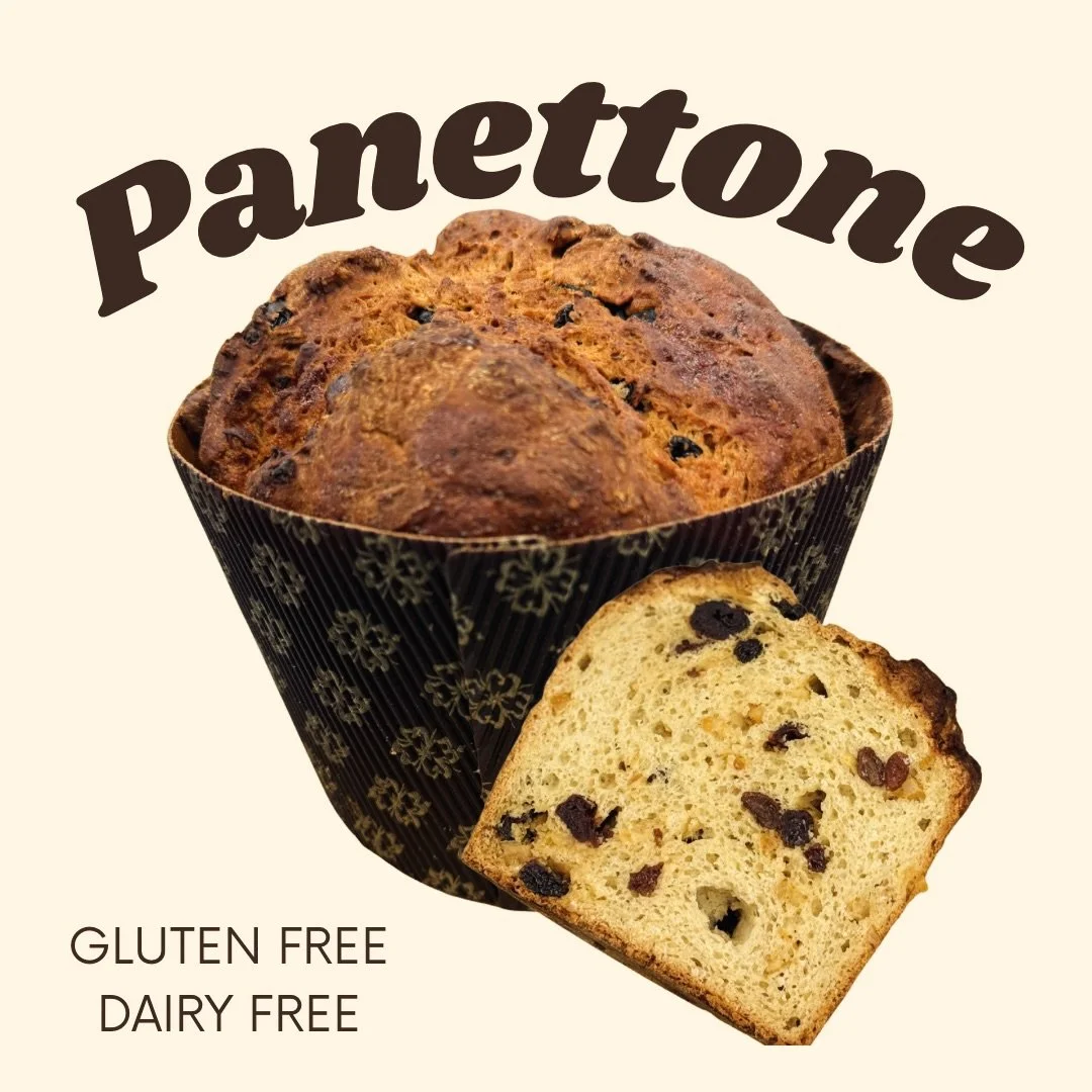 Gluten Free Panettone now available for purchase on our website! 

Available for nationwide shipping and for local pickups beginning on Dec 11. 

Preorders for Dec 11/12 will close at 9am on Dec 10