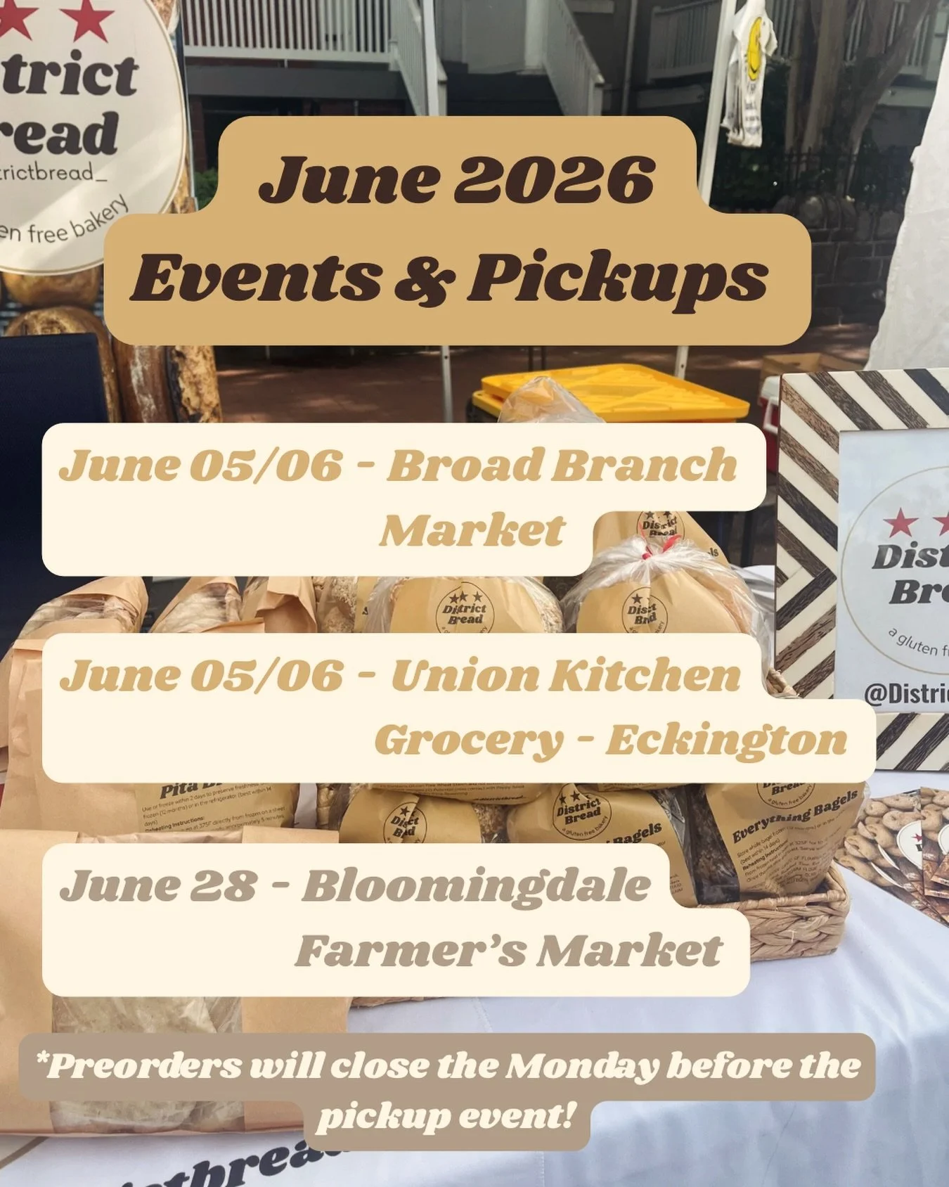 ✨Limited June pickup dates because we have an otherwise busy month but wanted to make sure you have opportunities to get our products!

🛒 June 05/06 @broadbranchmarket 
🛒 June 05/06 @unionkitchengrocerydc 

👩&zwj;🌾 June 28 @bloomingdalefarmersmar
