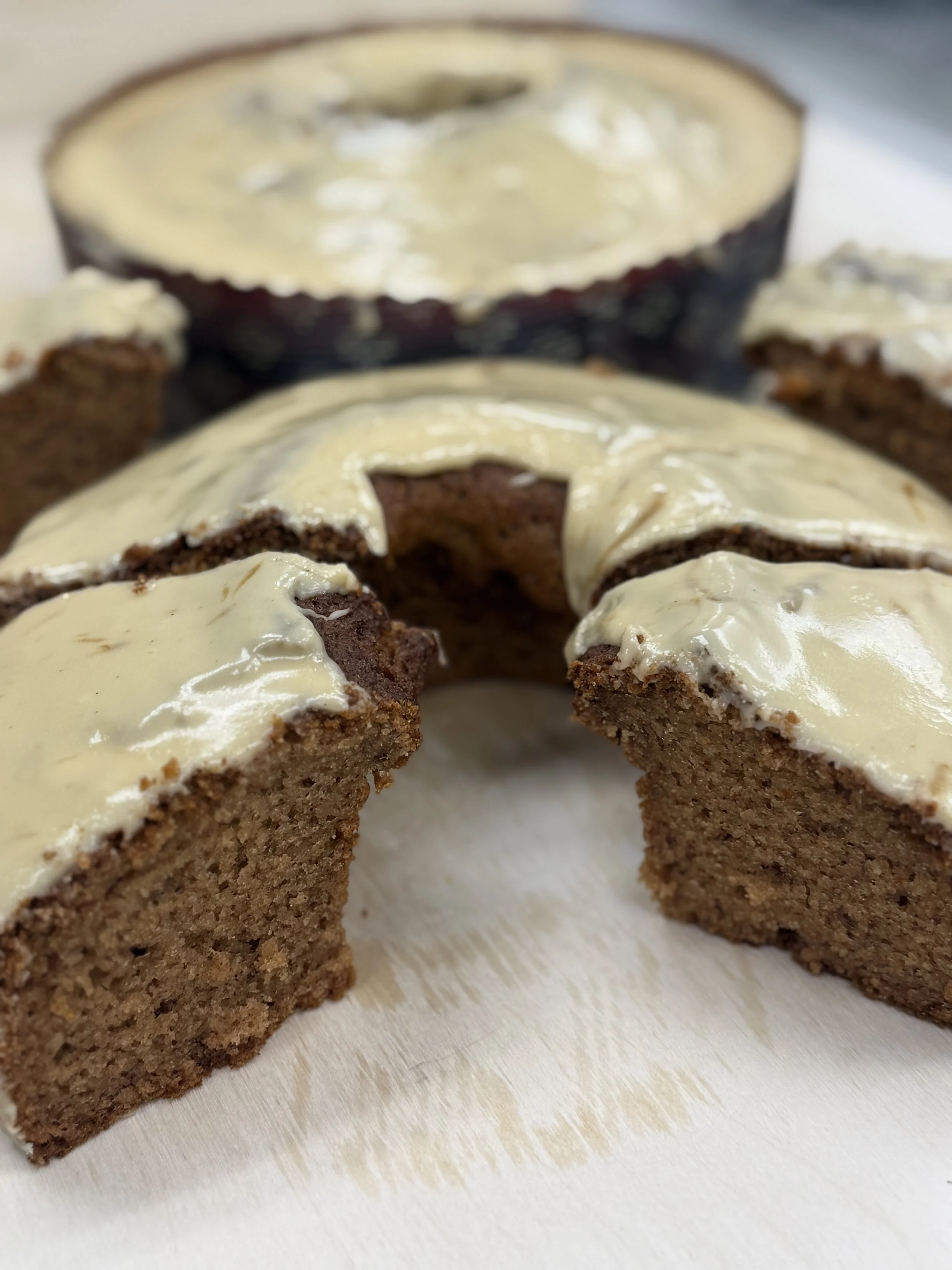 Burnt Honey Apple Spice Cake GF/DF