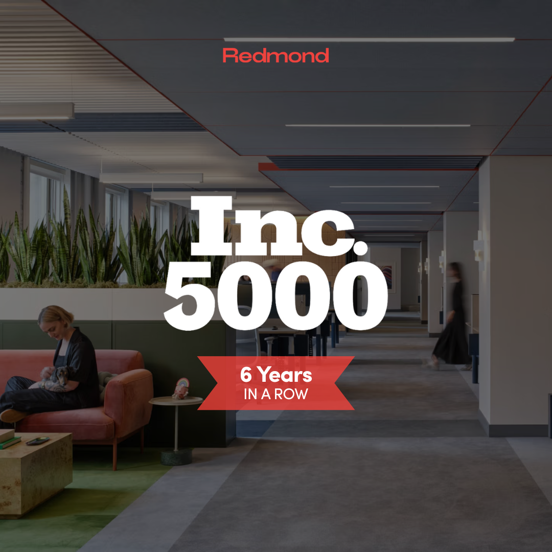 Redmond Named on Inc 5000 List for 6th Year in a Row