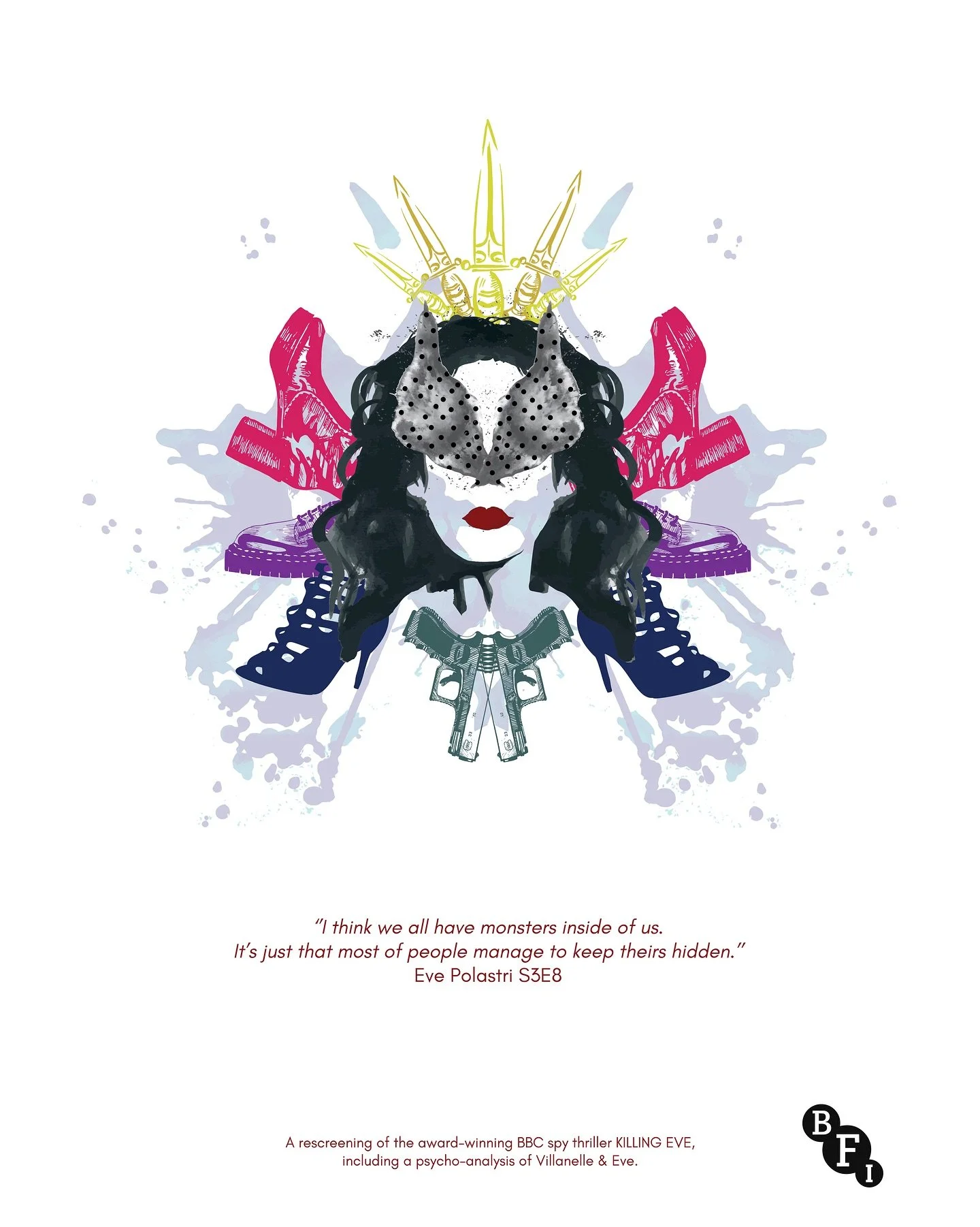 Killing Eve Year 3 Degree Show Poster - Eve