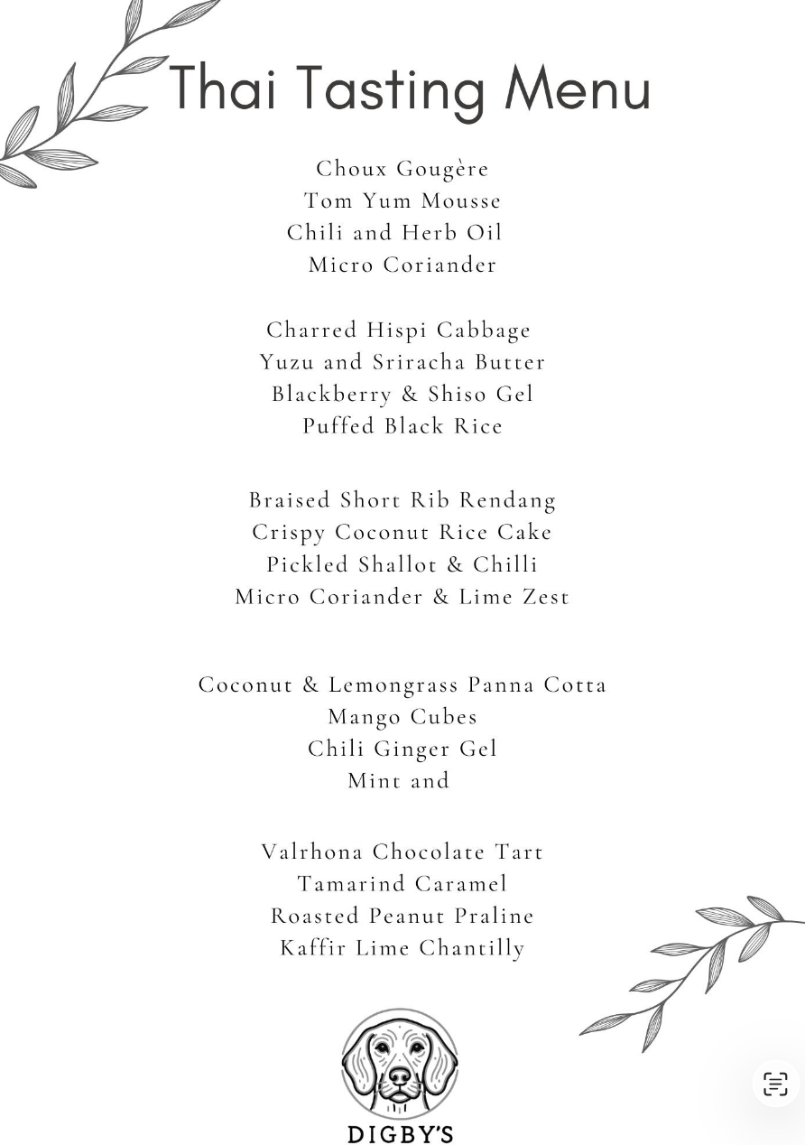 Thai Tasting Menu