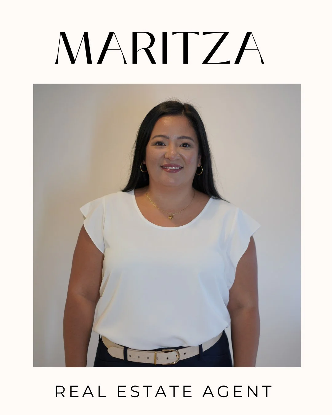 ⭐ Get to know Maritza, a real estate agent at Dina's Realty!

#MeetTheTeam  #RealEstateExperts #TeamMaritza #YourTrustedAgent #BostonRealEstate #DreamHomeJourney #HomeBuyingMadeEasy #RealEstateLife #YourAgentForLife #RealEstateWithCare #BostonHomes #