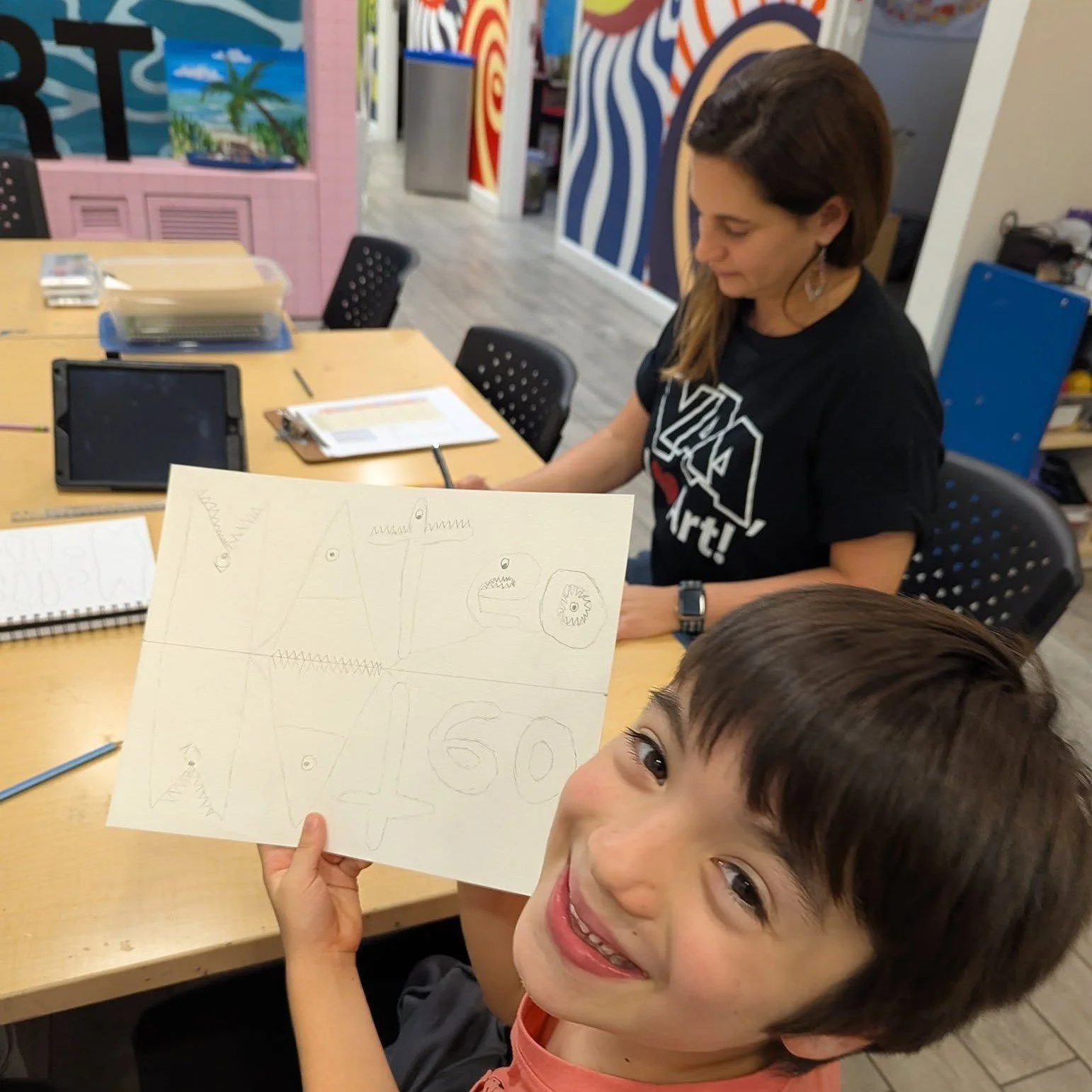 Join me on Wednesday's at @youngatartmuseum  for our next session of kids art class &mdash; &ldquo;Old School, New Cool&rdquo;! Oct 20- Dec 13th. 
Kids will explore classic artists and techniques, then remix them in their own fresh, imaginative ways.