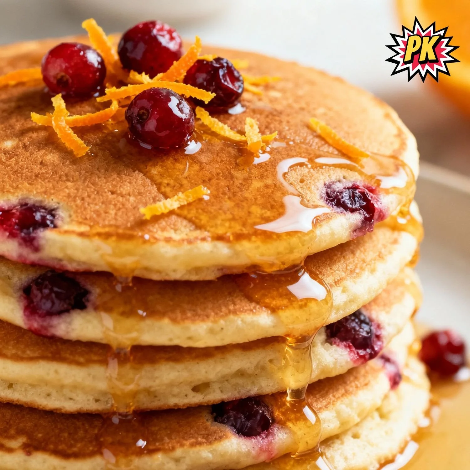 Cranberry Orange Pancakes