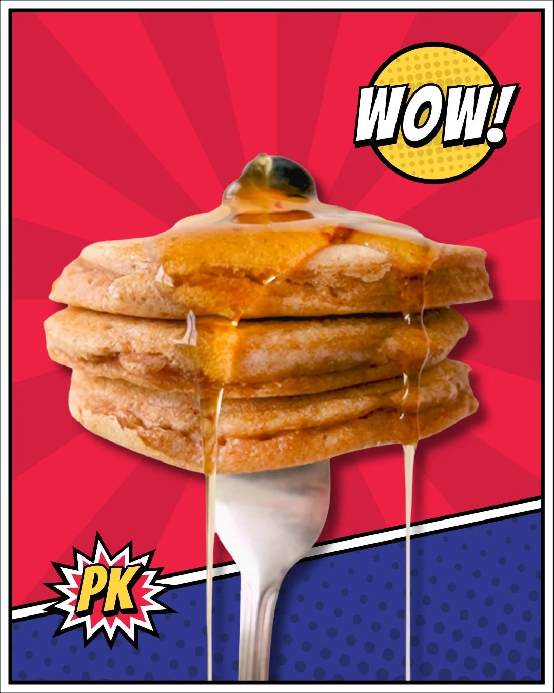 Fluffy. Protein-packed. Dripping with deliciousness. This is what breakfast dreams are made of!

Stack up your PowKakes and give your breakfast a MAJOR upgrade 🥞✨
Who else is ready to dive into this snack? 🙋&zwj;♀️

#PowKakes #ProteinBreakfast